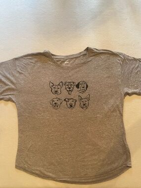 Maeve Anthropologie "Dog Portrait" Graphic Tee | Large